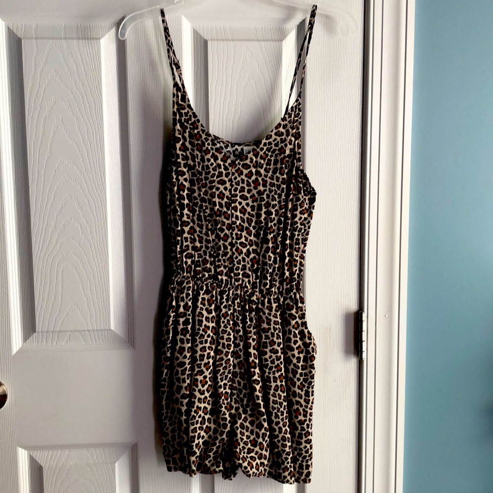 Leopard Print Romper